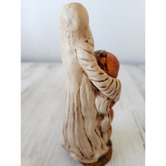 Wollet pumpkin ghost statue figurine shabby chic unique Halloween decor - Picture 4 of 7